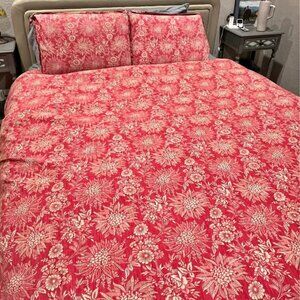 Restoration Hardware VINTAGE F/Q Cotton Duvet Cover Set. 2 Standard Shams